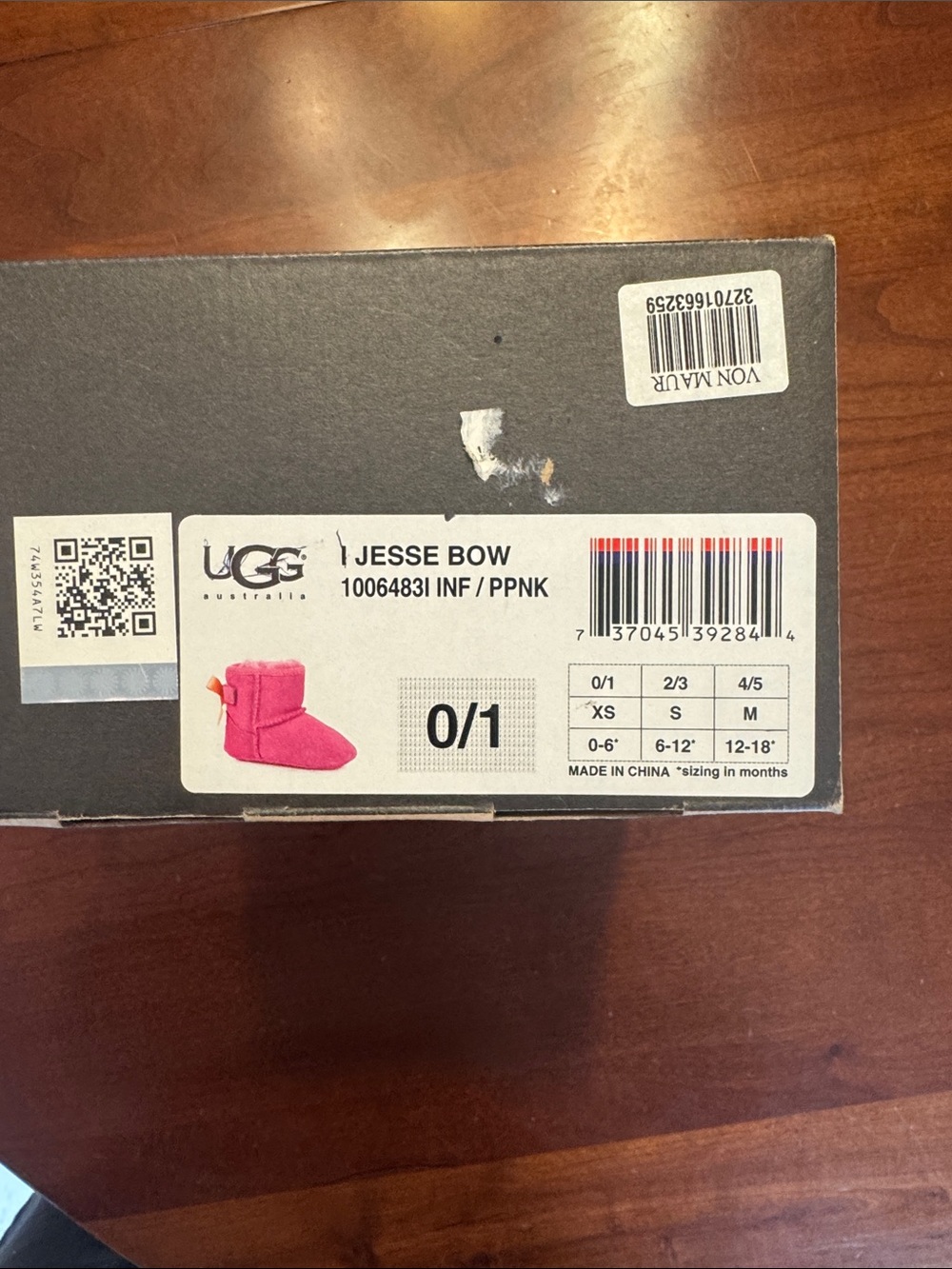 UGG Jesse Bow Infant Boots - Hot Pink Suede